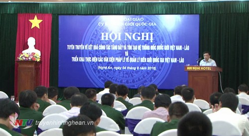 Công tác tăng dày và tôn tạo hệ thống mốc quốc giới Việt Nam - Lào đạt nhiều kết quả nổi bật - ảnh 1